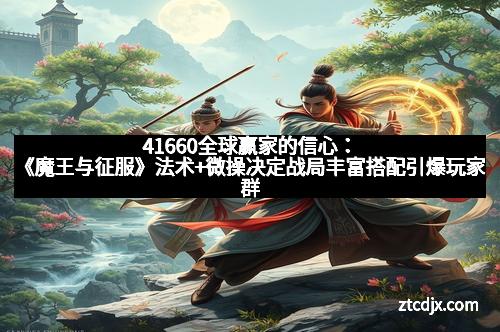 41660全球赢家的信心：《魔王与征服》法术+微操决定战局丰富搭配引爆玩家群